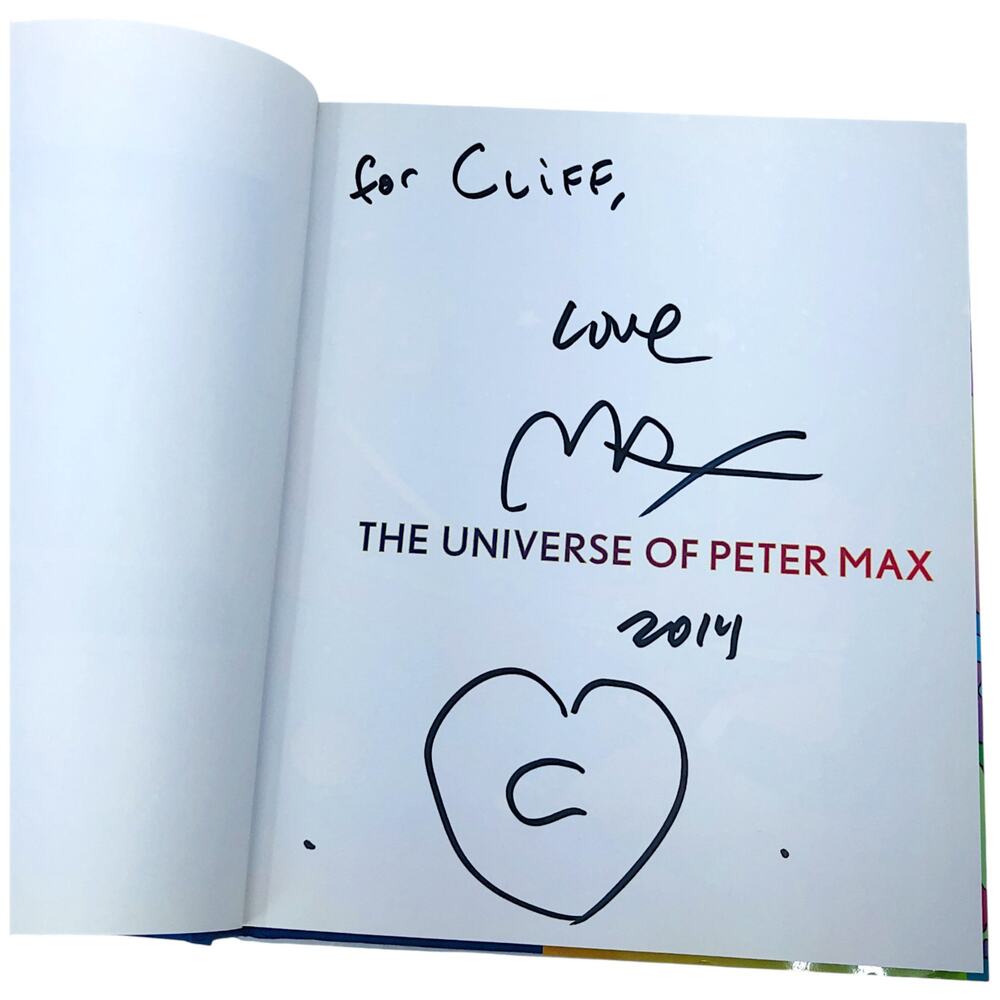 The Universe of Peter Max Signed Hardcover Book First Printing 2013 - Picture 7 of 13